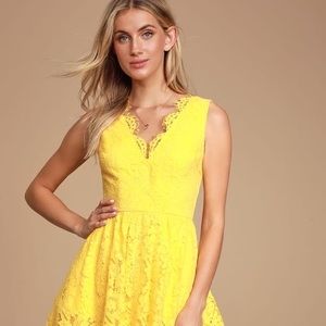 Yellow dress